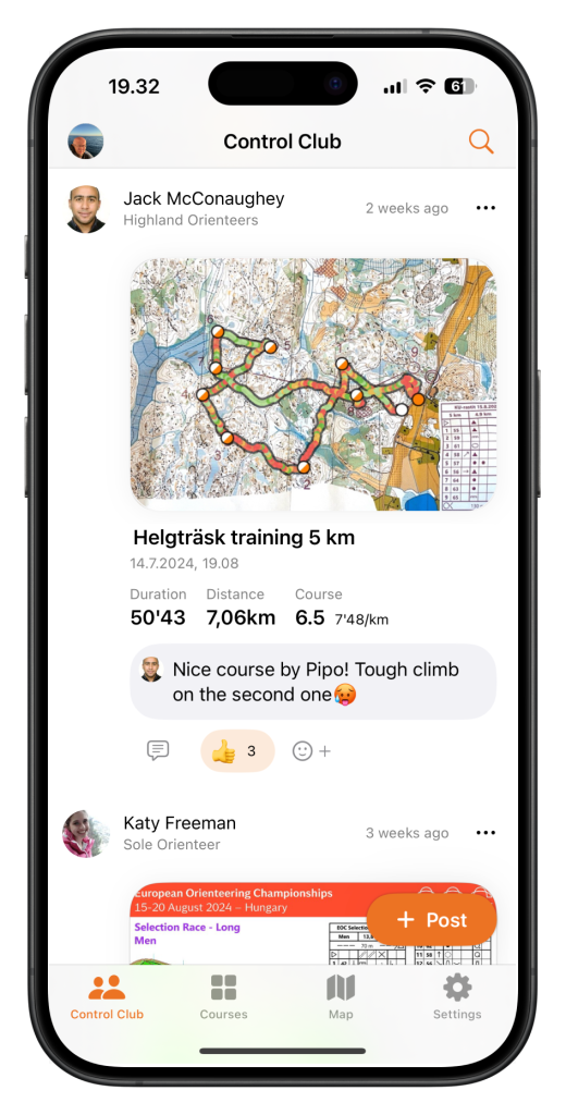 Club Feed With Iphone