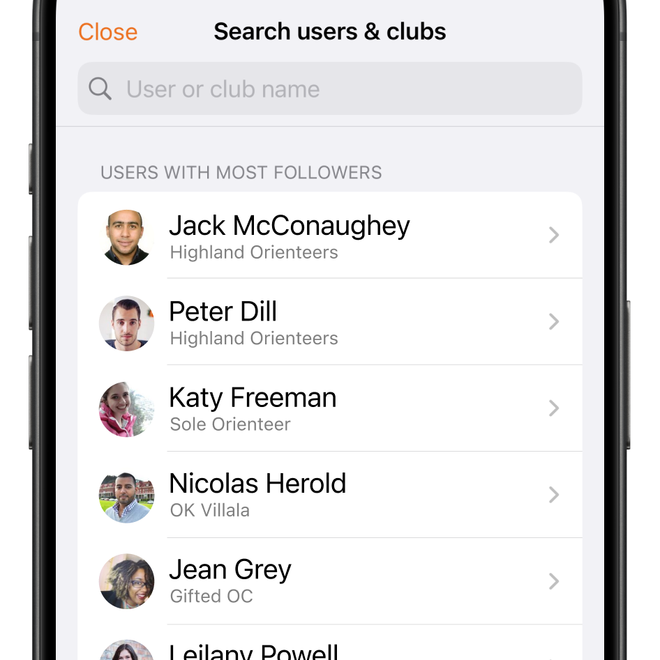 User List With Iphone